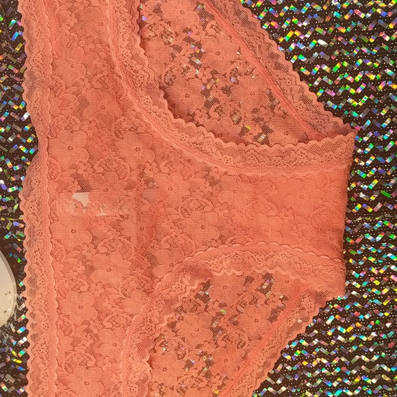NWOT Wealurre Lace Panties size Large Peach color - Picture 2 of 6